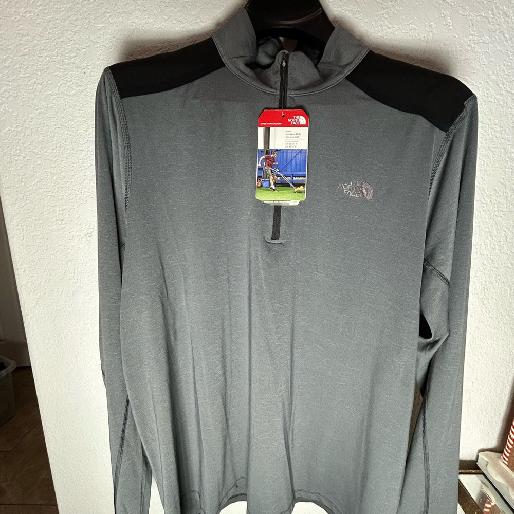 The North Face Gray Long Sleeve Shirt